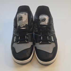 New Balance 550 Black and Gray Sneakers